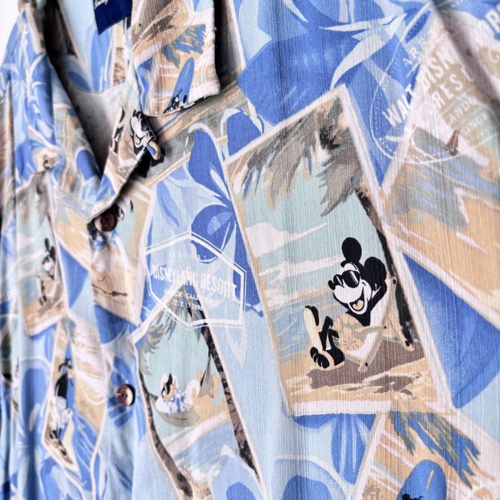 Disney by Tommy Bahama Hawaiin Camp Mickey Mouse and Friends Silk Shirt 3XL - Picture 6 of 16